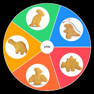 Random Dino Nugg Shapes Wheel