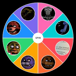 Spin the Wheel: FNaF 1 Characters