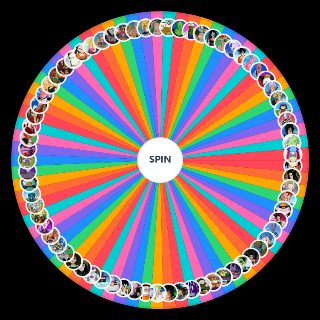Random Dragon Ball Characters Wheel