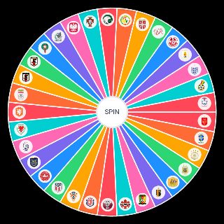 Spin the Wheel: Escudos da Copa do Mundo