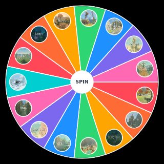 Breath of the Wild 15 Regions Wheel