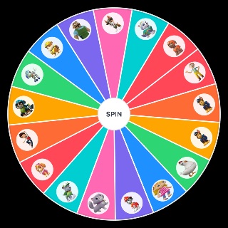 Paw Patrol Characters Wheel