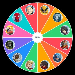 Spin the Wheel: Marvel Tōkon Fighting Souls Characters
