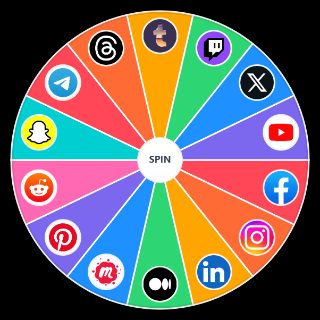 Social Media Platforms Random Picker