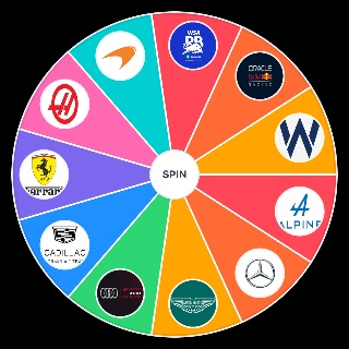 Random F1 teams in Wheel