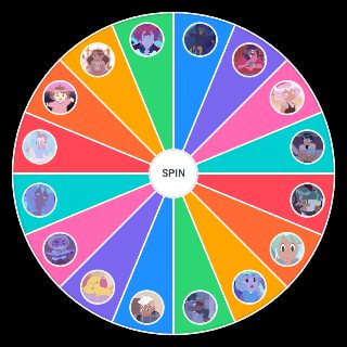 Random Bee and Puppycat characters Wheel