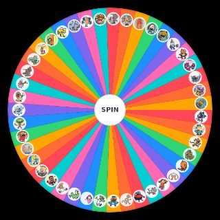 Spin the Wheel: Dog man characters