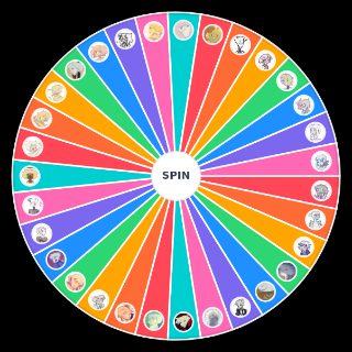 Random signal spires characters Wheel