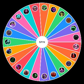 Random ALL CHARACTERS from Garten of Banban Wheel