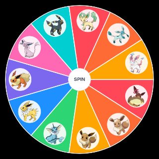 All Eeveelutions (as of Gen 6), plus Eevee Random Picker