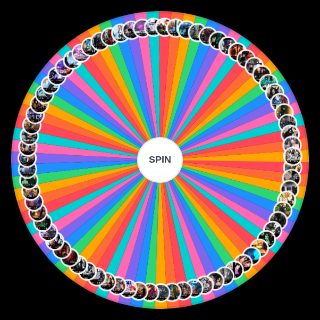 Random JJK fights all fights labeled and colored Wheel