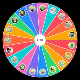 Spin the Wheel: All JJS characters
