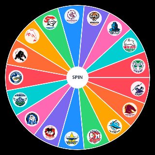 NRL 2026 Ladder Predictor Wheel