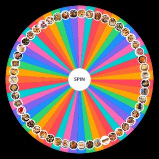Random des plats français Wheel
