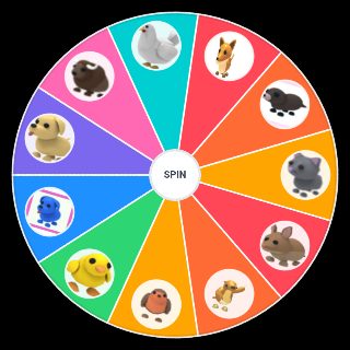 Spin the Wheel: Adopt me Common Pet