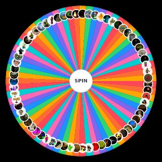Random Almost every Regretevator character! Wheel