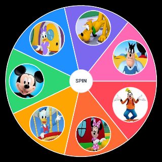 Mickey Mouse Clubhouse Characters Random Picker