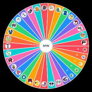 Random Alphabet Lore Wheel