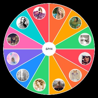 Taylor Swift Album (Updated Oct 2025) Wheel