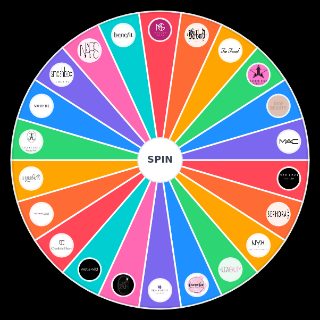 Random Makeup Brands Wheel