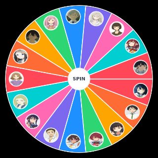 Random Makeine: Anime Characters Wheel