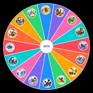 Skylanders: Giants Characters Wheel