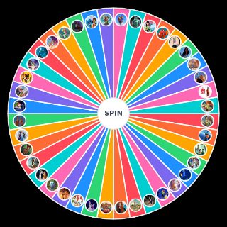 Random 40 FILM DISNEY E PIXAR Wheel
