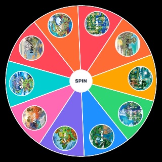 Spin the Wheel: Pokemon Regions (gens 1 9) ((mainline only))