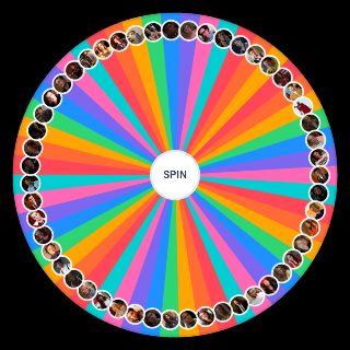Random Glee Characters S1 S3 Wheel