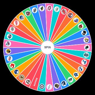 All NHL Teams 2025 Wheel