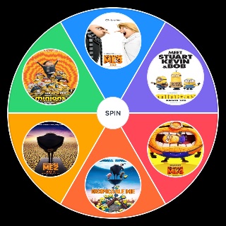 Spin the Wheel: Despicable Me / Minions Movies