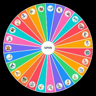 Choose a Random Pokemon Starter Middle Evolutions (Gen 1 9)