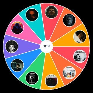 ALL The Weeknd Albums Wheel