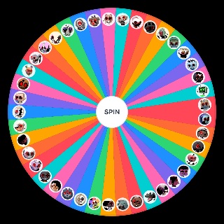 Random Dandy's World All Twisteds (As of Squirm Update) Wheel