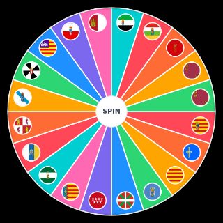 Spin the Wheel: COMUNIDADES AUTNOMAS ESPAÑA