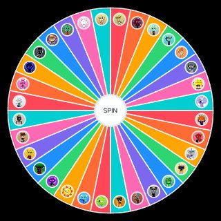 Sprunki Parodybox Characters Wheel