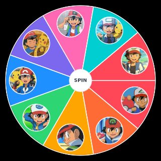 Pick a Random Ash's many version