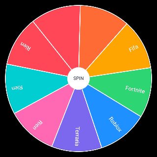 Choose a Random CLASSEMENT DES JEUX A FAIRE
