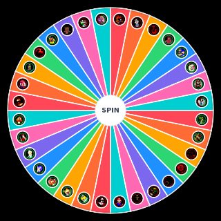 Random Catastrophes Potential Character Wishlist Wheel