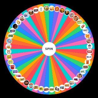 Movie Theater Snacks Wheel