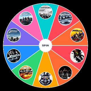 Spin the Wheel: Fast & Furious (including Fast X)