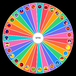 Chinese province and other territory flags Wheel