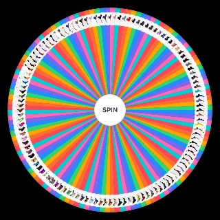 Random Unstable Universe Characters Wheel