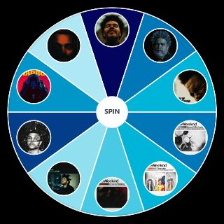 The Weeknd Album Wheel