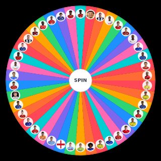Random England's young players Wheel