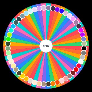 Spin the Wheel: colours colours colours colours