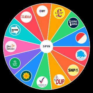 UK political Parties Random Generator