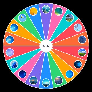 Spin the Wheel: Windows Default Wallpapers