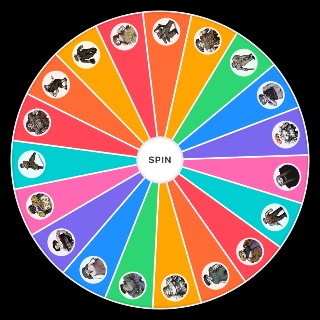 Random Fear and Hunger Characters Wheel