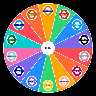 Random london tube lines Wheel